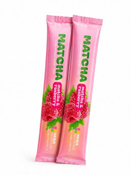 НОВИНКА! Малиновая матча в стиках, 8 г, в коробке 20 шт - Newa nutrition фото 5
