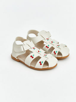 Kiraz Nak??l? K?z ?ocuk Sandalet