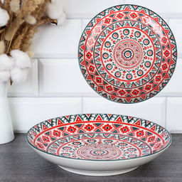 Блюдо круглое глубокое 25 см / ZY019 /уп 36/ - Галеонтрейд фото 8