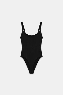 BODY TIRANTES ALGOD?N / Negro - Zara фото 5