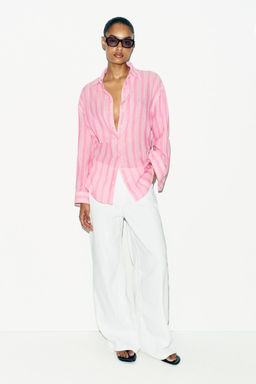 STRIPED VOLUMINOUS SHIRT