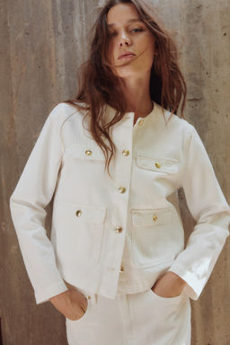 Falda denim de corte midi - H&m фото 4