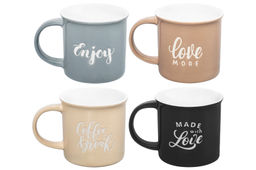 Набор 4 кружек 200 мл 11*7,8*7,5 см Настроение, NEW BONE CHINA - Elan gallery фото 6