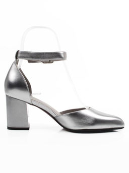 06-A71A-82MT GREY/SILVER Туфли женские (натуральная кожа)