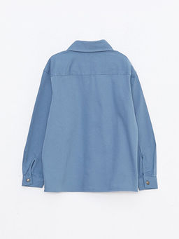 Basic Uzun Kollu Gabardin Erkek ?ocuk G?mlek - Waikiki фото 2