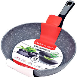 40409 Сковорода 24 см мрам.покр. съем.руч.MB (х6) - Mayer&boch фото 3