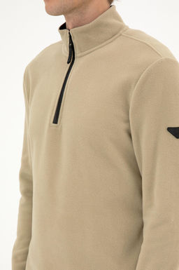Erkek A__k Haki Basic Sweatshirt Sepette S_rpriz _ndirim - U.s. polo assn фото 7