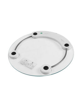 Весы напольные LVE-001, электронные, до 180 кг, 2хААА, стекло, белые