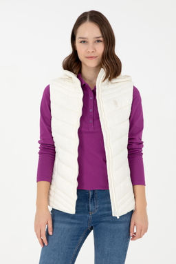 Женский кремовый жилет Неожиданная скидка в корзине