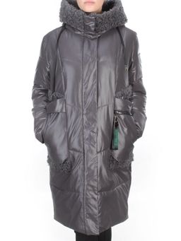 21-985 DARK GRAY Пальто зимнее женское AIKESDFRS (200 гр. холлофайбера) - Fashion фото 2