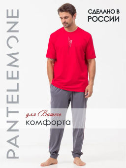 Костюм домашний (пижама) мужской PDK-370 - Pantelemone фото 25