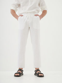 Мужские Льняные Брюки Мом - Mossmore фото 34