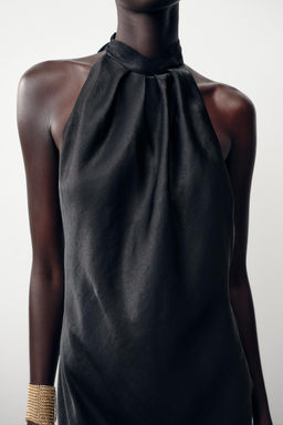 HALTER MIDI DRESS - Zara фото 16