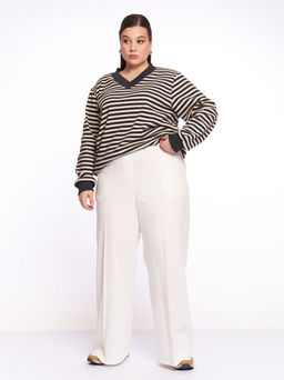 Брюки со стрелками BB23206WHT04