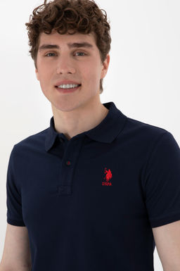 Erkek Slim Fit Polo Yaka Lacivert Basic Ti__rt Sepette S_rpriz _ndirim - U.s. polo assn фото 9