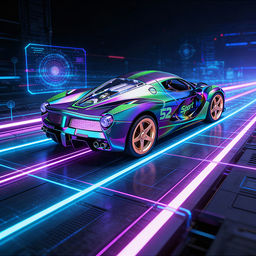 Машина "Голографик" р/у, 27 MHz, в коробке