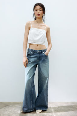 Baggy Wide Low Waist Jeans - H&m фото 9