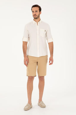 Мужская рубашка с длинным рукавом Stone Неожиданная скидка в корзине - U.s. polo assn фото 4