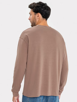 Джемпер мужской в коричневом оттенке - Mark formelle фото 2