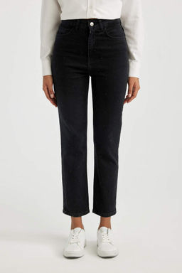 Джинсовые брюки прямого кроя длиной до щиколотки с высокой талией Mary