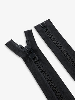 Цена за 10 шт. Молния «Трактор», №10, разъёмная, замок автомат, 80 см, чёрная