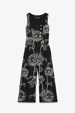 FLORAL EMBROIDERY JUMPSUIT - Zara фото 5