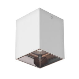 Светильник «Кубик» LED 4000К 10 Вт DIM220 белый кофе 7.5×7.5×9.5 см