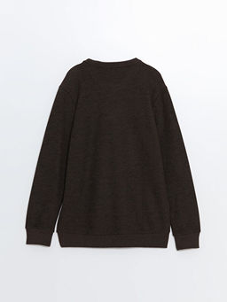 Bisiklet Yaka Uzun Kollu Erkek Sweatshirt - Waikiki фото 2