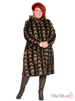 Шубка Модель №1776 размеры 44-84 - Plusmoda фото 21