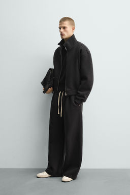 PANTAL?N JOGGER T?CNICO PLIEGUES / Negro - Zara фото 4