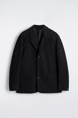 BLAZER DESESTRUCTURADA TEJIDO SEERSUCKER
