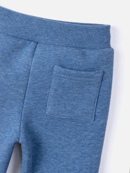 Джоггеры с задним карманом Голубика утепленные - Bungly фото 4