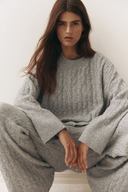 Jersey en punto trenzado - H&m фото 6