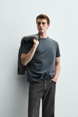 BASIC MEDIUM WEIGHT T-SHIRT - Zara фото 14