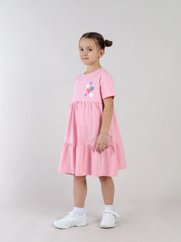 CRB wear / CSKG 64019-27-432 Платье для девочки,розовый/Ex.Cherubino