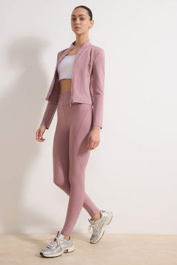 Gul Kurusu Toparlay?c? Tam Boy Orme Spor Tayt TWOSS21TA0023