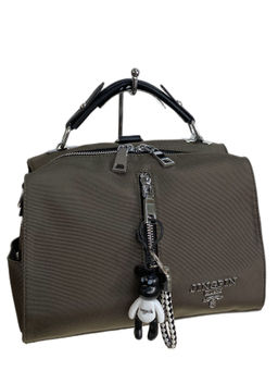 Женская сумка-рюкзак из текстиля, цвет хаки