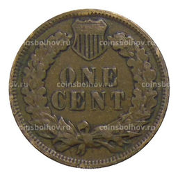 Монета 1 цент 1906 года США