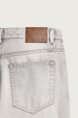 JEANS STRAIGHT ANKLE FIT / Gris claro - Zara фото 9