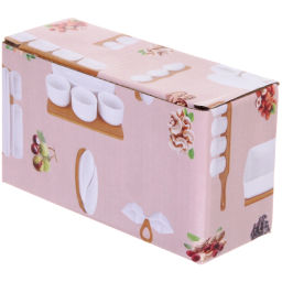 Набор для специй 2шт на бамбуковой подставке "White magic" высокие