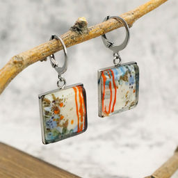 Серьги из муранского стекла RHYTHM LS2105 - Vloes фото 2