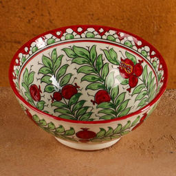 Коса Риштанская Керамика Гранаты 15 см, малая, микс