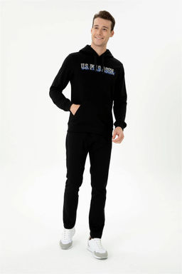 Мужской черный свитшот - U.s. polo assn фото 4