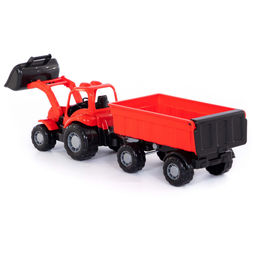 Крепыш, трактор с прицепом №1 и ковшом - Полесье фото 7