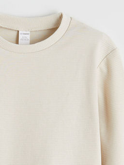 Bisiklet Yaka Erkek ?ocuk Sweatshirt 2li