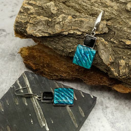 Серьги из муранского стекла