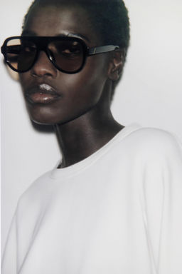 CAPE SLEEVE T-SHIRT - Zara фото 4