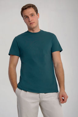 Арт. 61112/7 Футболка мужская 48-58 (6 шт) Цвет:изумруд