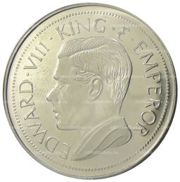 Монета Монетовидный жетон 1 крона 1936 года Палестина (паттерн Эдварда VIII)