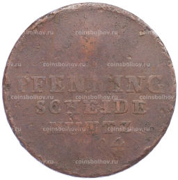 Монета 4 пфеннига 1794 года Брауншвейг-Люнебург